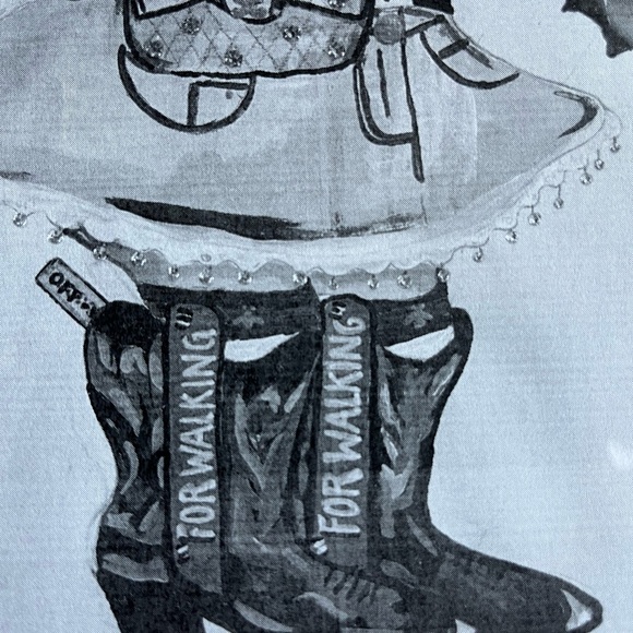 Charming Black and White Cowboy Art Print -Luxury Cowgirl 🎀🎀🤎 - Picture 4 of 6